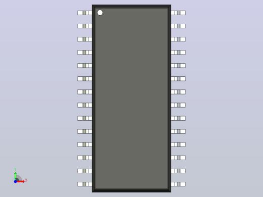 106x SOIC 封装（小外形集成电路）SOIC127P1034X267-28N前视缩略图
