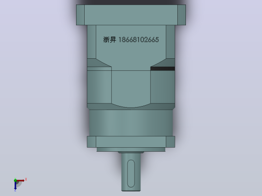 PLF60转90(孔输出)精密行星减速机[PLF60-4-S2-P2-14]俯视缩略图