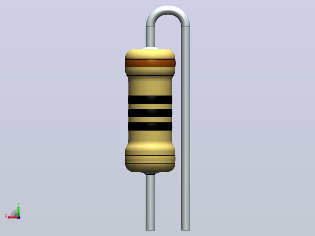 电阻器组RES_AV_W_R_%后视图