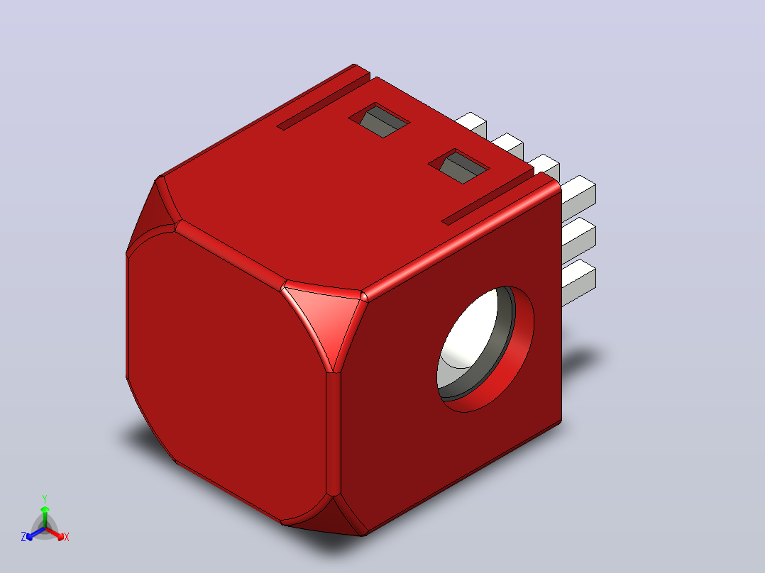 插头wuerth-elektronik-wp-plug-redcube-plug-1.snapshot.1正等轴测图