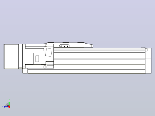 滚珠丝杠直线轴内置导轨TPA-GCR-80-1610C-L100-ML-M20-N3右视缩略图