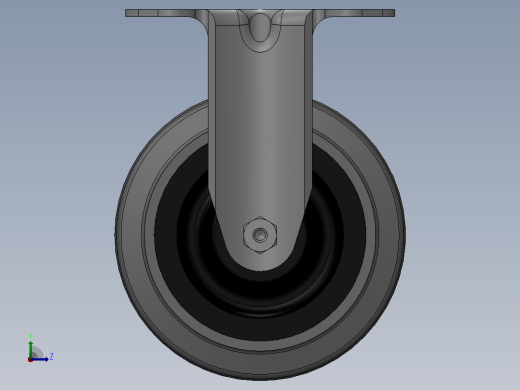 脚轮Colson-3_00508_449 COND左视缩略图