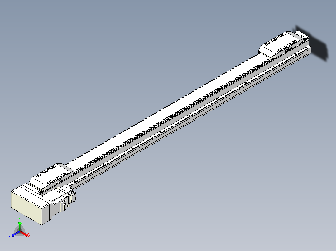 滚珠丝杠线性轴TPA-GCRS-50-1205C-L325-ML-M10-N3主视图
