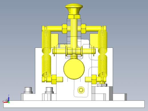 低冲击、固定力手动夹紧机构后视缩略图
