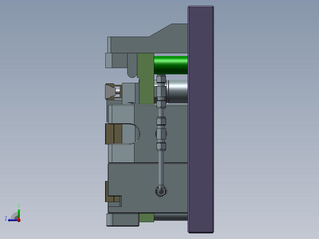 液压夹具3右视图