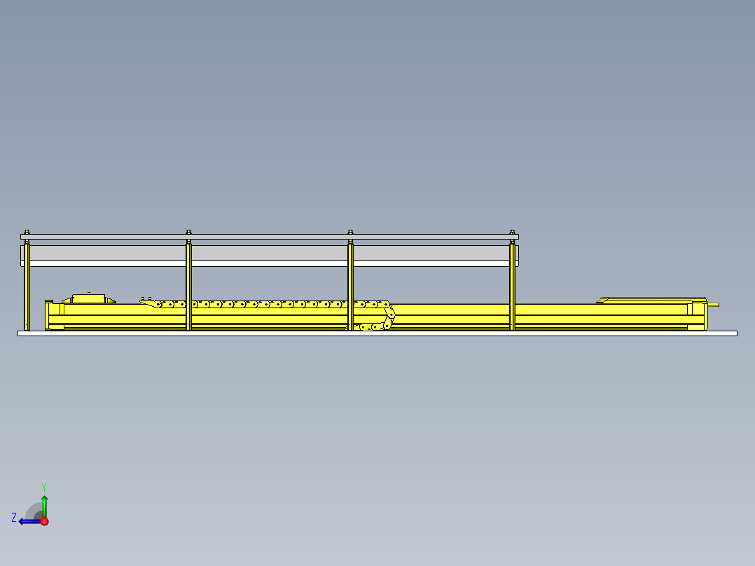 工件整列搬运右视图