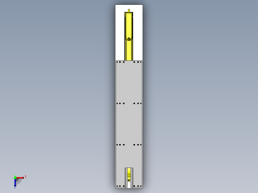 工件整列搬运俯视图