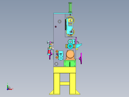 包装胶带涂布头（含工程图）sw16可编辑前视缩略图