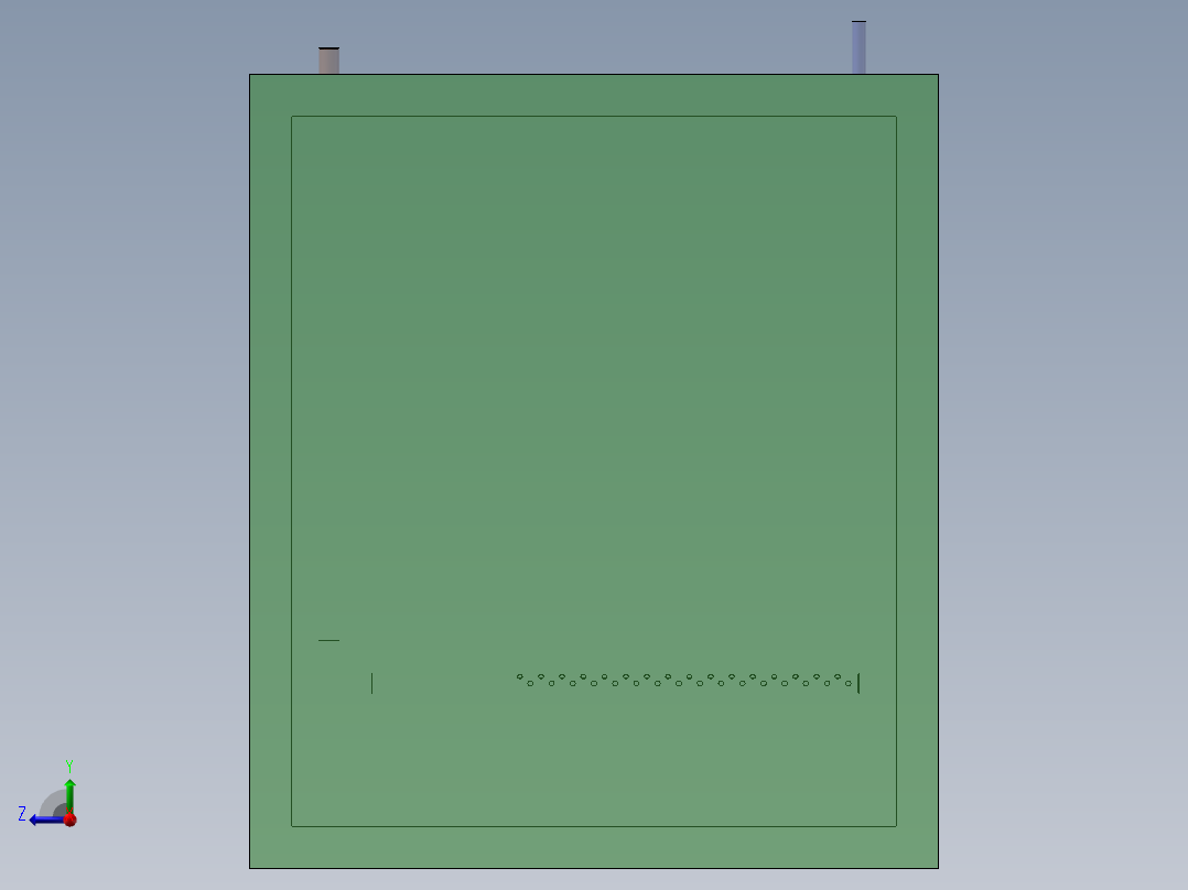 烤箱流体3D模型右视图