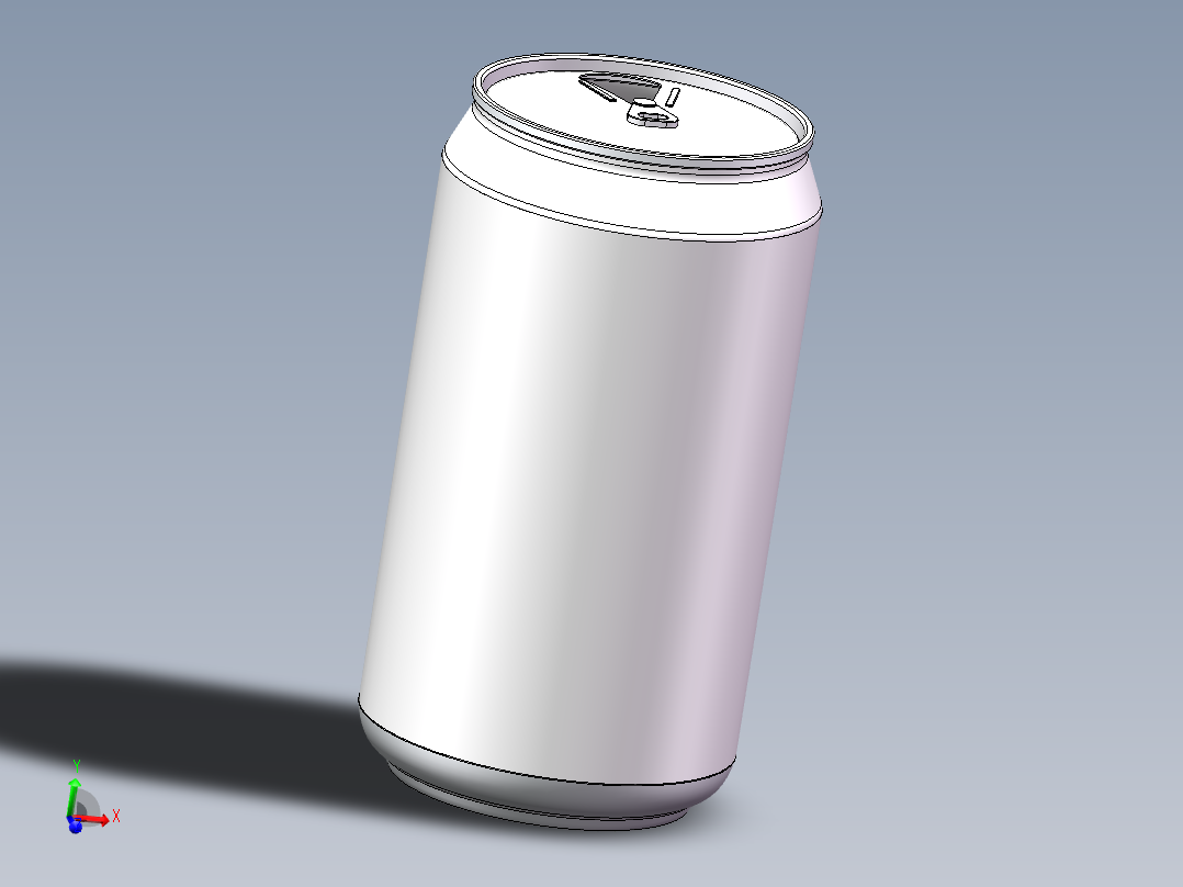 SolidWorks可乐罐