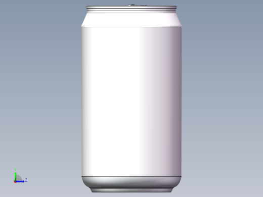 SolidWorks可乐罐左视缩略图