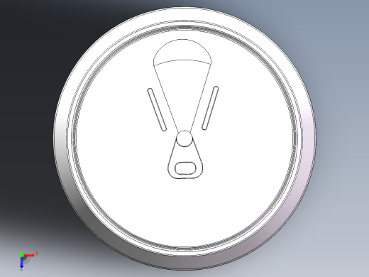 SolidWorks可乐罐俯视缩略图