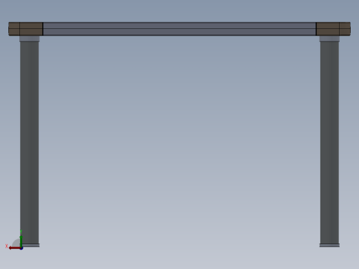 桌子3D模型后视缩略图