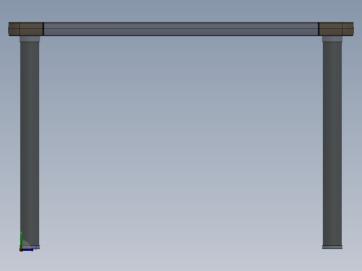 桌子3D模型左视缩略图