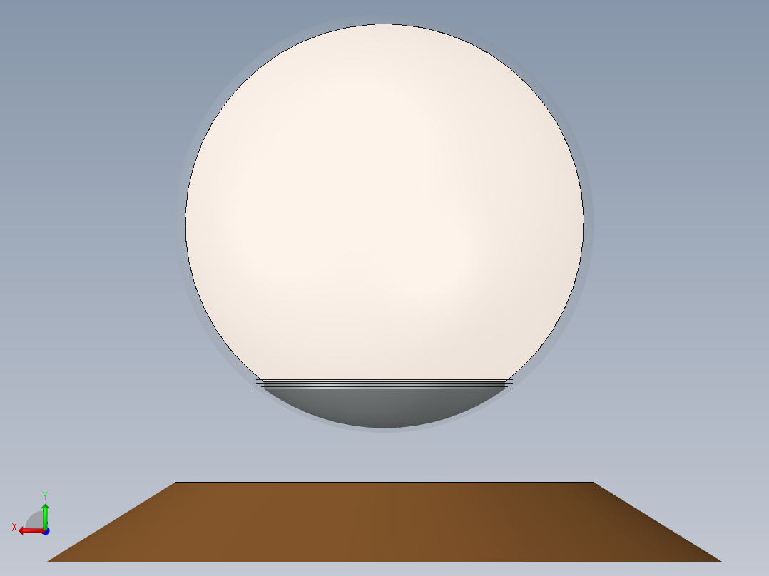 『原创』参赛_磁悬浮透明球后视图