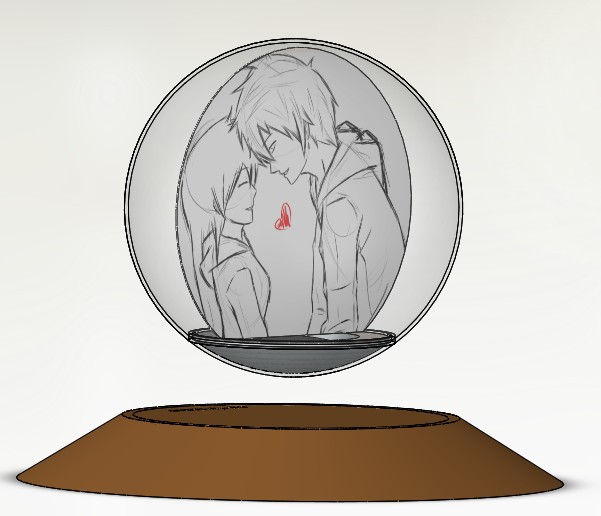 『原创』参赛_磁悬浮透明球