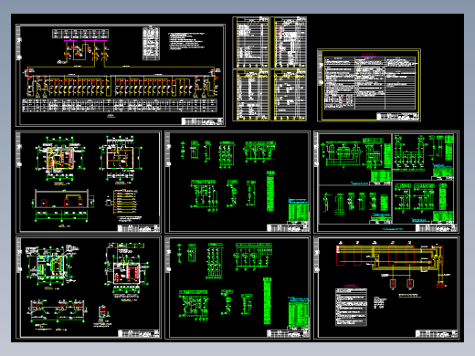 机械工厂变电所全套