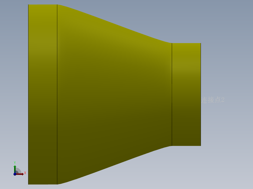 钢制同心异径接头 DN15-500前视图