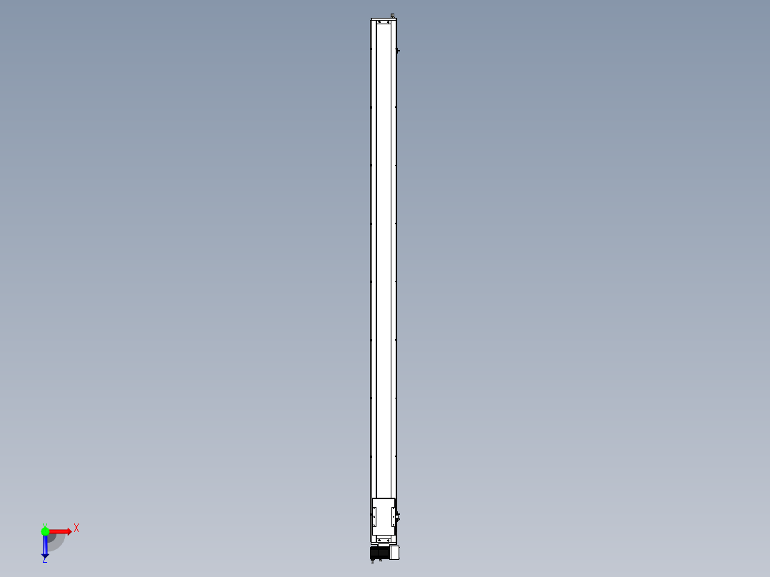 Toyo东佑达直线模组-ECB14-2400-RU俯视图