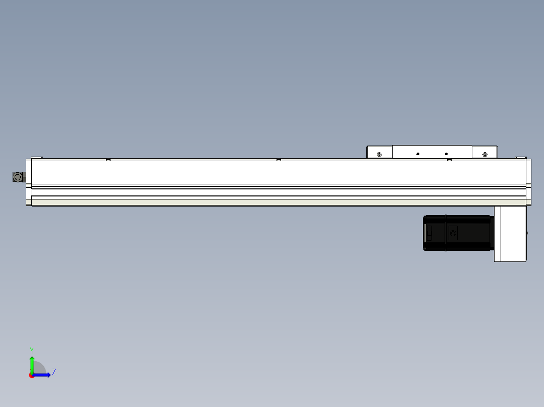 Toyo东佑达直线模组-ECH17-550-BM-400W左视图