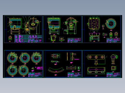 旋风式煤粉燃烧器全套图