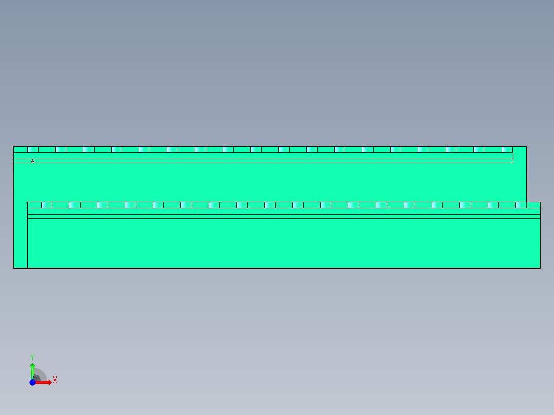 DEGSON 2EDG 系列 5.08mm 可插拔接线端子组-2EDGRTC-5.08-36P-14-00AH前视图
