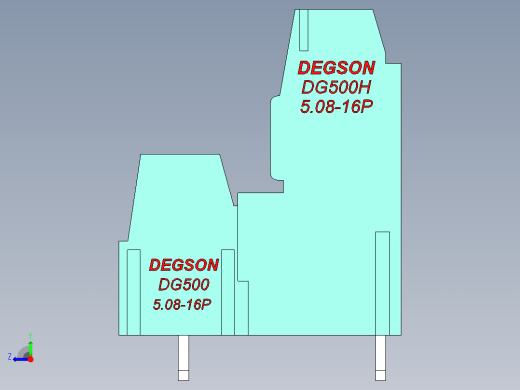 DEGSON DG500 系列 5.05.087.62mm 接线端子-DG500B-5.08-32P-14-00AH右视缩略图