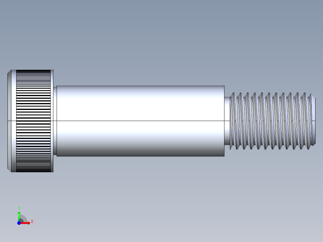 公制SH螺栓选择（DME）-SB DME PM20 x80.STEP前视图
