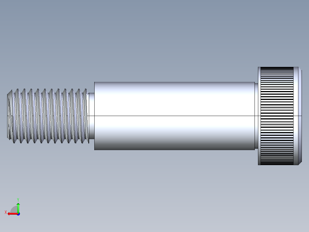 公制SH螺栓选择（DME）-SB DME PM20 x80.STEP后视图