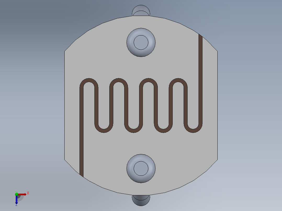 电容器 二极管 电阻器-Photo Resistor GL5528俯视图