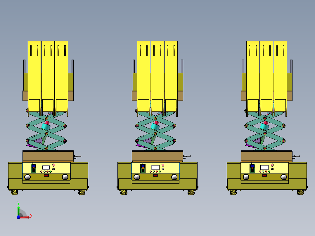 动臂的AGV转运模拟==1177330=100前视图
