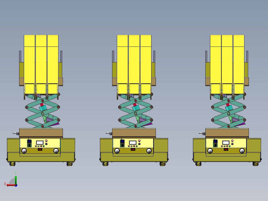 动臂的AGV转运模拟==1177330=100后视图