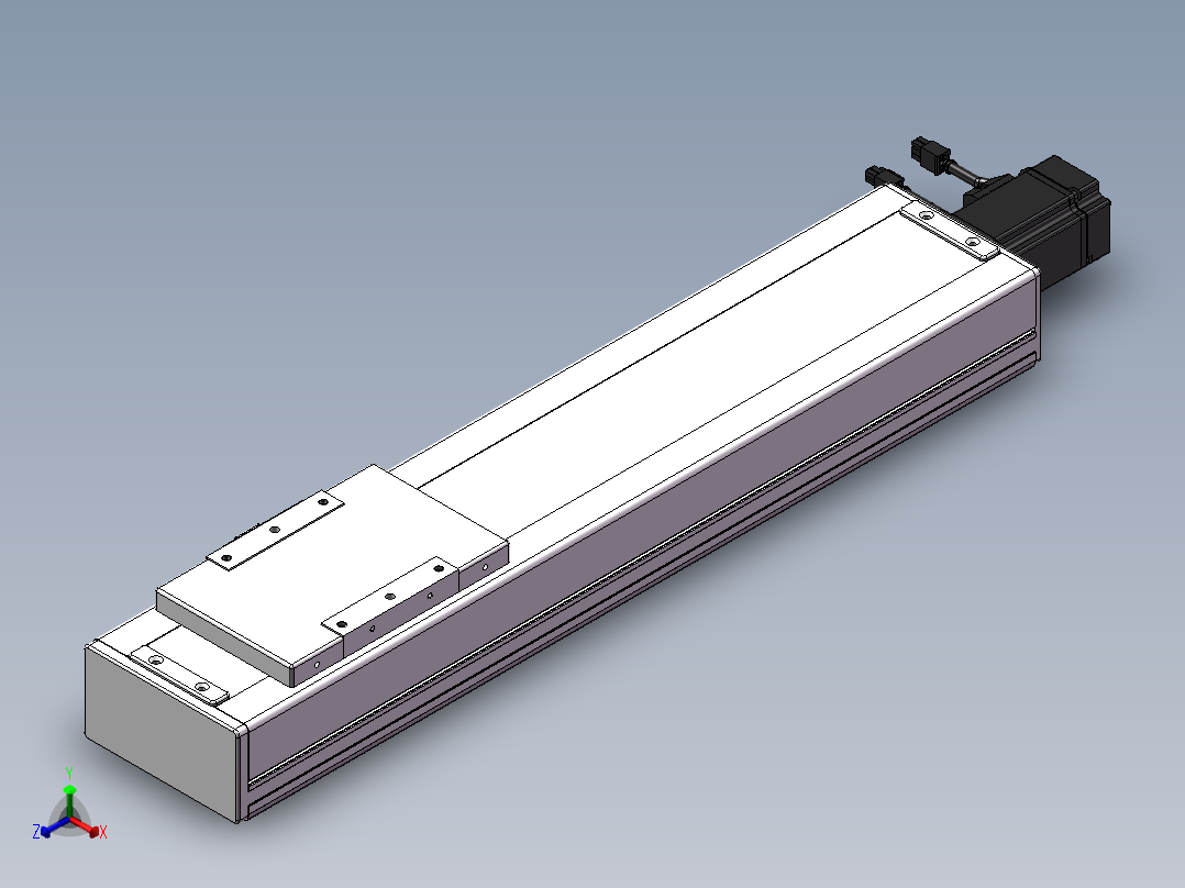 精密模组MC140-L05-400-BC-M200-C4正等轴测图