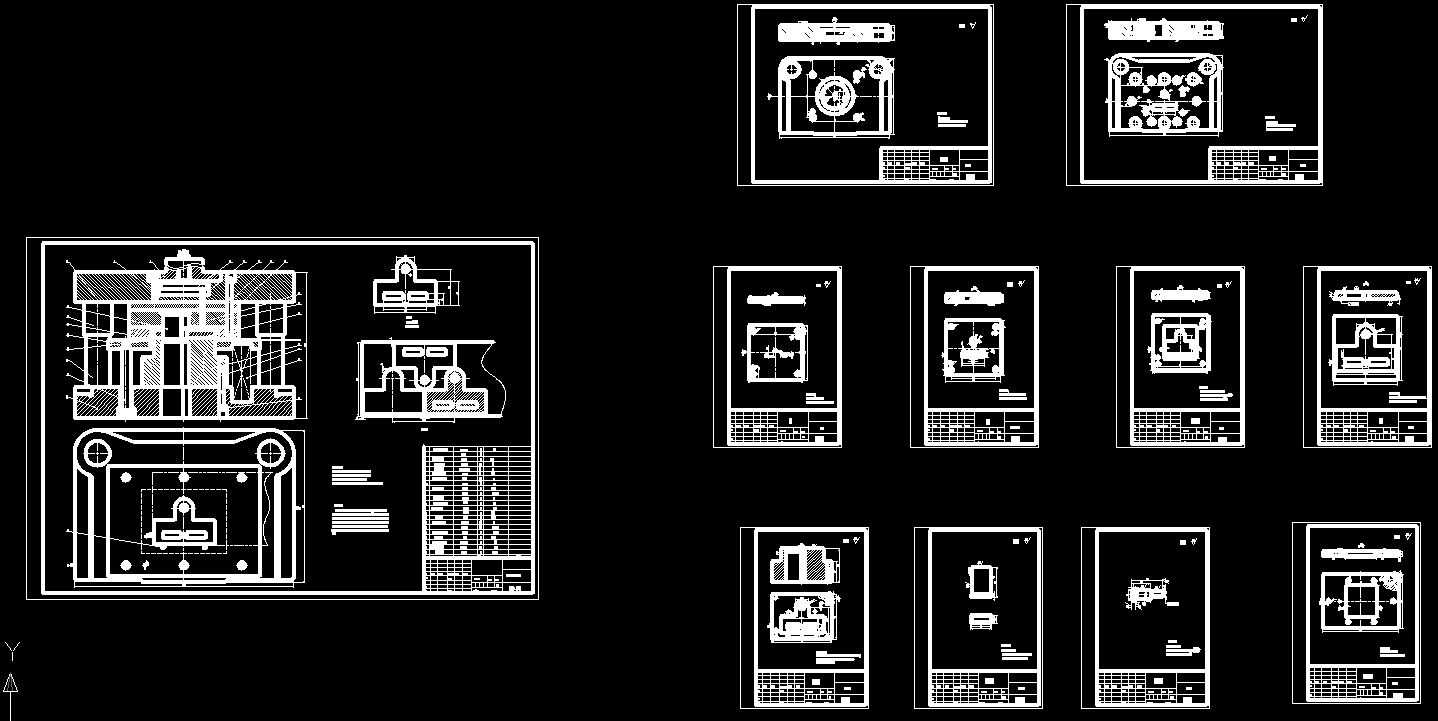 垫片冲压成型工艺及模具设计【全套11张CAD图】