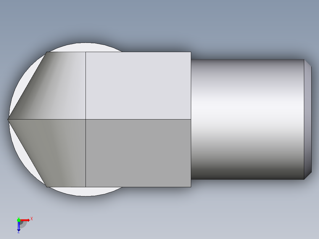 卡套式工业通用硬管接头EO_Male_stud_elbow_WE04LLR71X俯视图