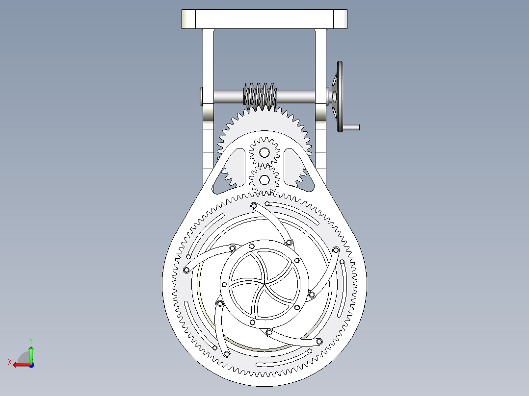 虹膜机构15后视图