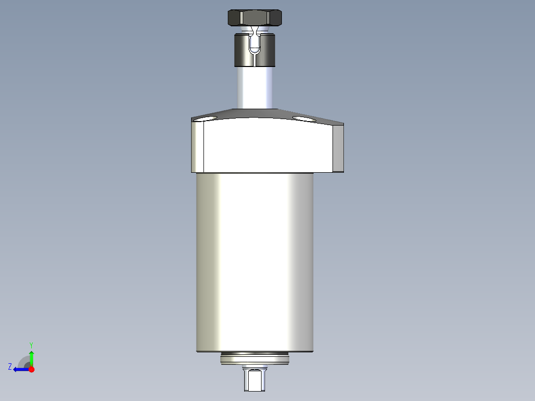 KOSMEKWHE1000-2SLD多系列多零件图纸模型右视图