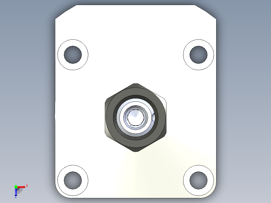KOSMEKWHE1000-2SLD多系列多零件图纸模型俯视图