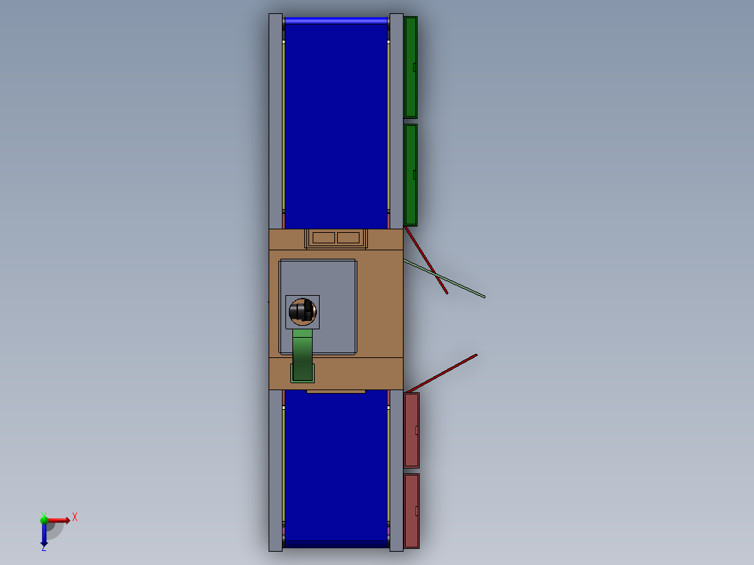 UV固化炉(X_T)俯视图