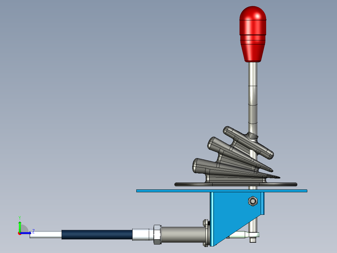 手动换挡操纵机构976098==45左视图