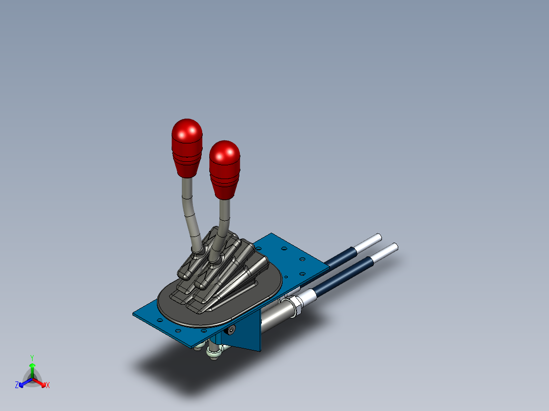 手动换挡操纵机构976098==45正等轴测图