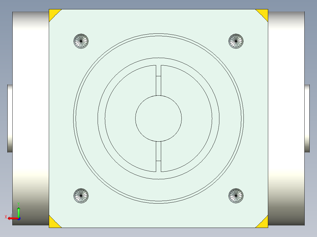换向器PW90双孔-1 19-70-90-M6.stp后视图