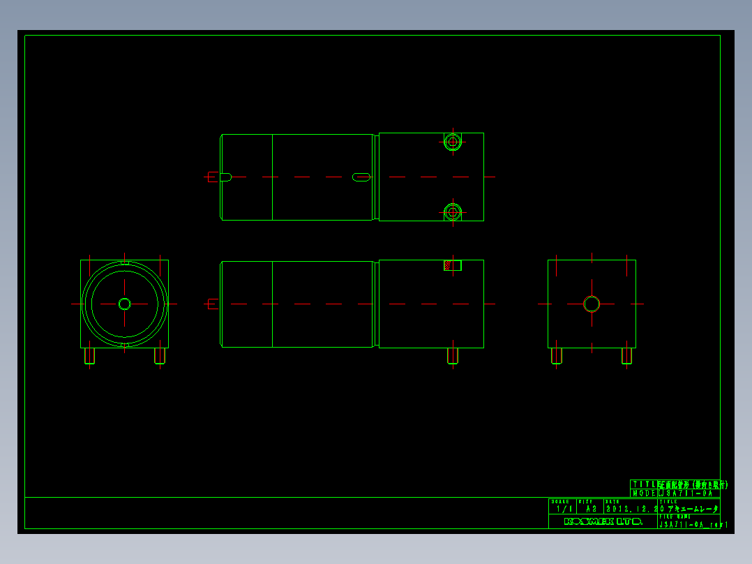 KOSMEKJSA711-0A_rev1多系列多零件图纸模型多系列多零件图纸模型