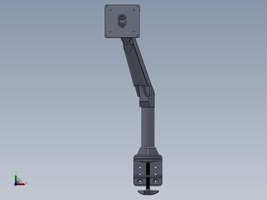 监视器可调臂（支架）设计模型156508==30前视图