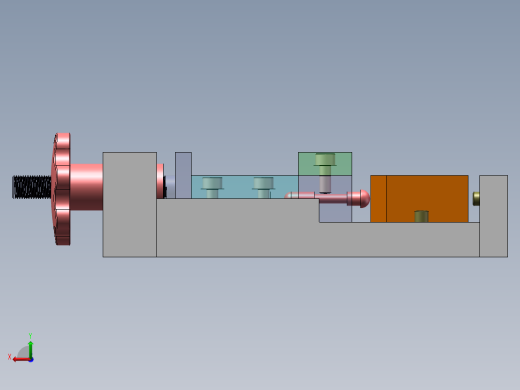 圆球压紧机构后视缩略图