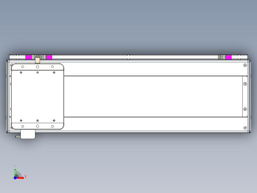 威洛博LC系列3d模型模组LC22H1Y-S550前视缩略图