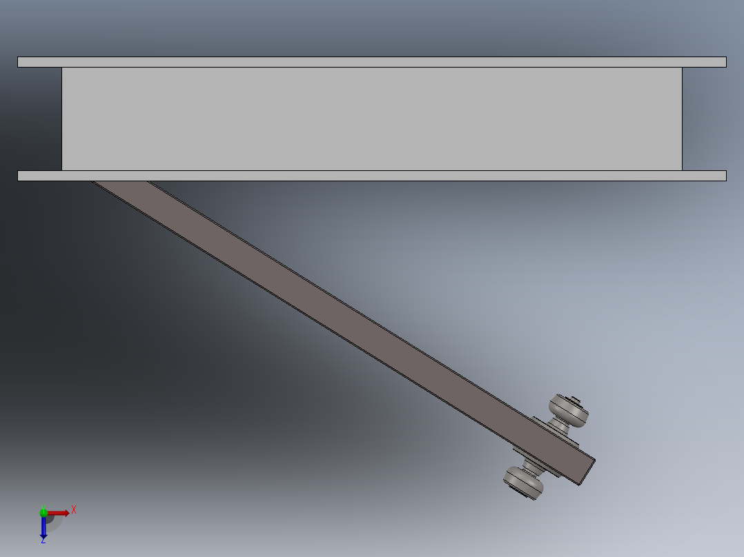 内门（左、右）俯视图