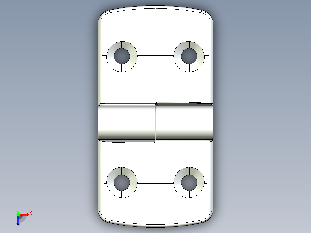 型材-KJN 45-50 DETACHABLE COMBI HINGE LEFT 095K4550L00俯视图