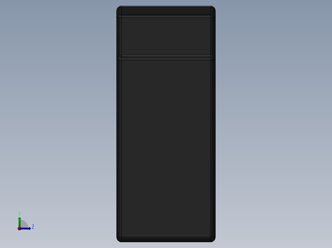 BF轴承块左视图