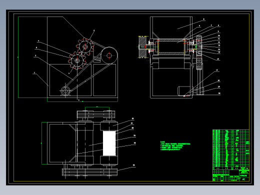 小型面条压延机的设计【压面片机】【含7张CAD图+文档】